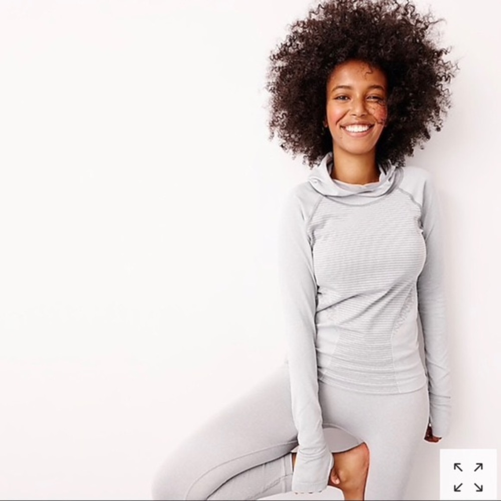 J. Crew x New Balance Grey Hoodie Medium